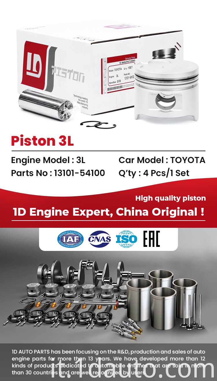 Auto Parts Engine 3L Piston for Toyota